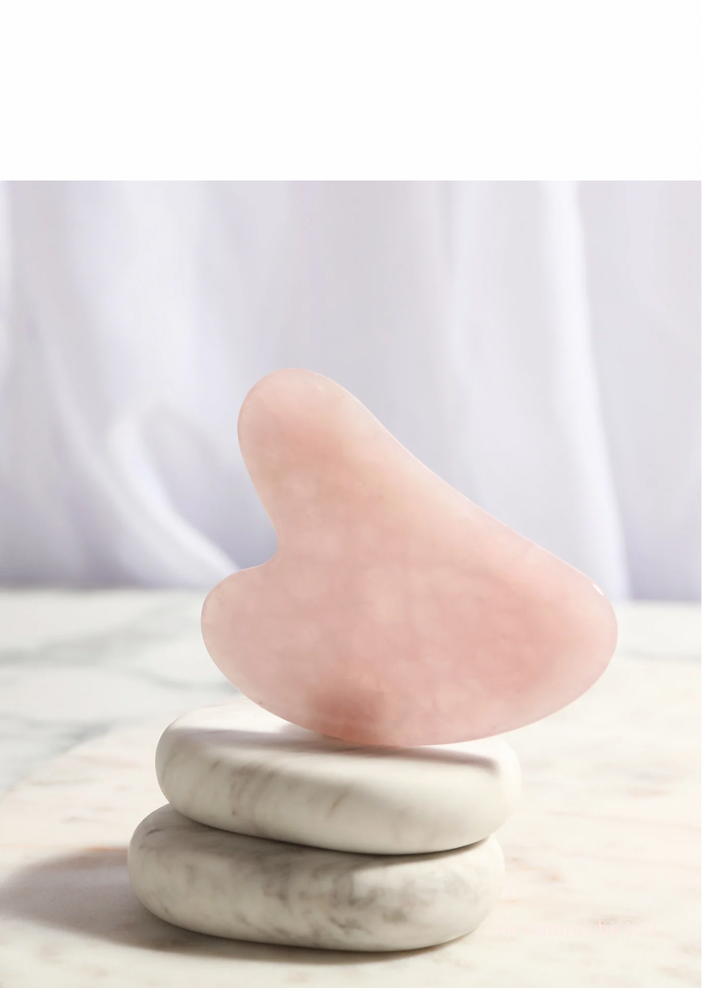 Pierre de Massage Visage – Gua Sha Rose